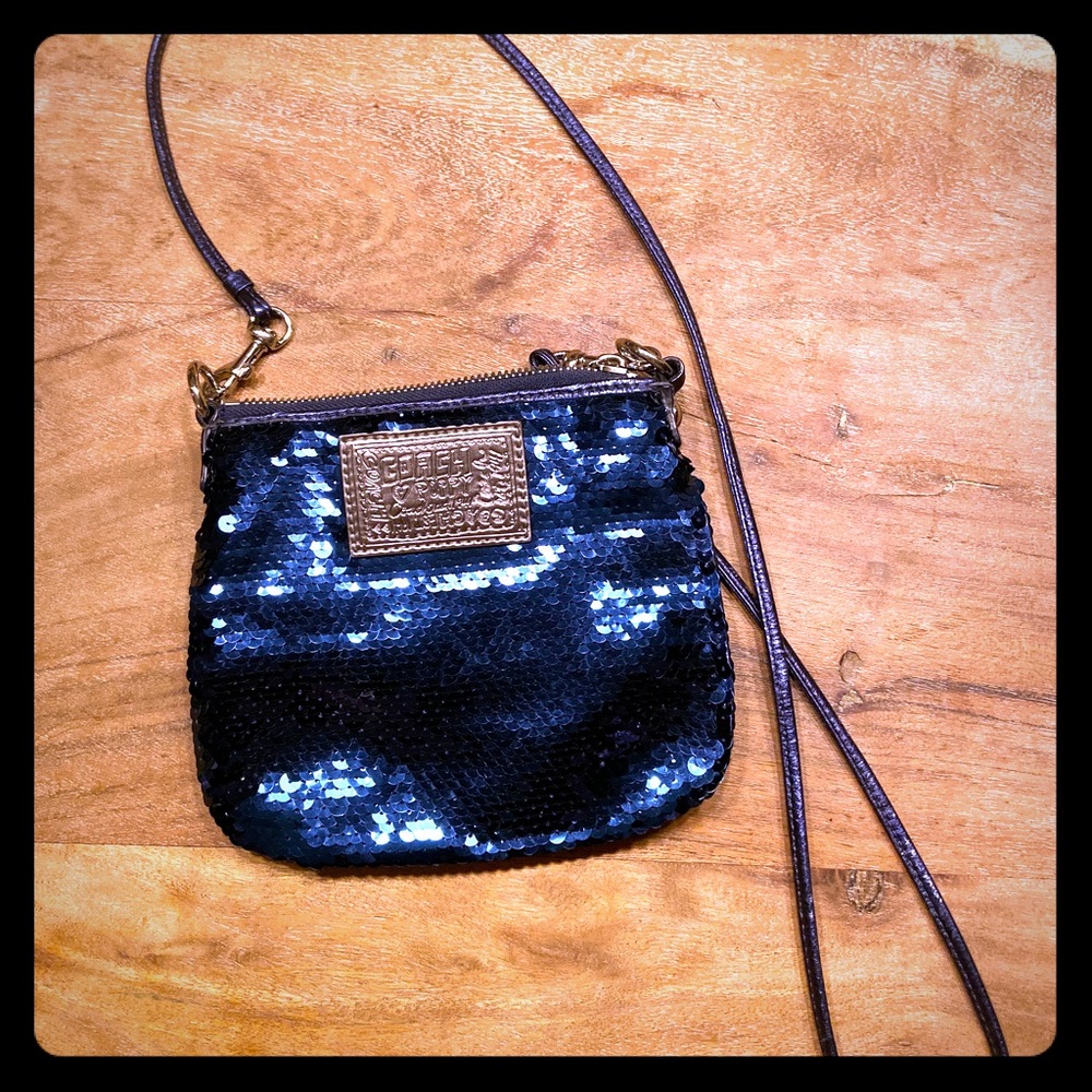 Coach Poppy Sequin Crossbody